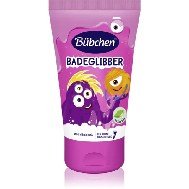 Bübchen Kids Bath Slime Pink värviline lima vanni jaoks 3 y+ 130 ml