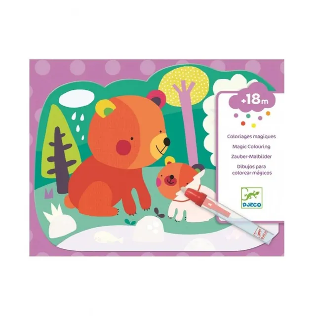 DJECO Magic Colouring veega värvitavad pildid 18m+ 1 tk