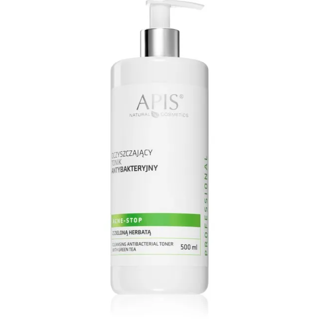 Apis Natural Cosmetics Acne-Stop Home TerApis Rahustav puhastustoonik rasusele ja probleemsele nahale 500 ml