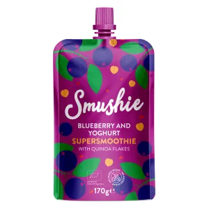 Ökoloogiline Mustika-jogurtismuuti, SMUSHIE, 170 g