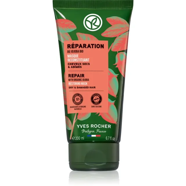 Yves Rocher Réparation Taastav mask with Organic Jojoba 200 ml