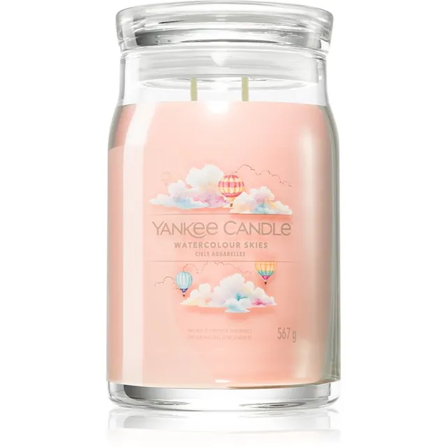 Yankee Candle Watercolour Skies lõhnaküünal signatuur 567 g