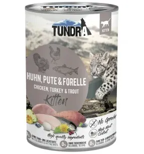 TUNDRA kassipoja konserv, kana, kalkuni ja forelliga, teraviljavaba