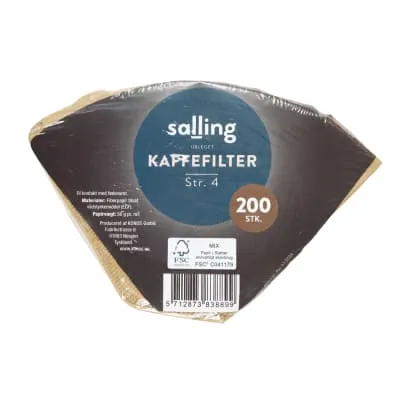 Kohvifiltrid Salling suurus 4 200tk