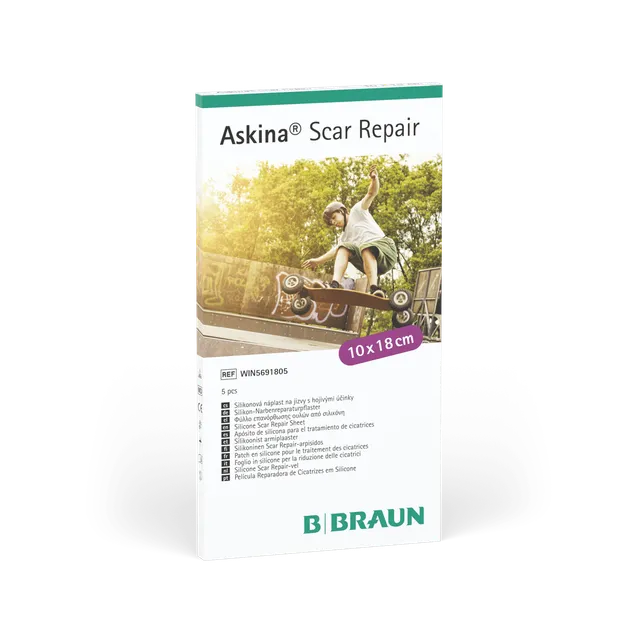 ASKINA SCAR REPAIR SILIKOONPLAASTER 10 X 18CM N5