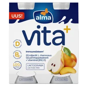 Alma Jogurtijook Vita+ puuvilja 4*100g