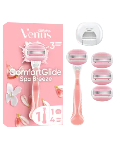 Gillette Venus ComfortGlide Spa Breeze raseerija + vahetusterad 4 tk