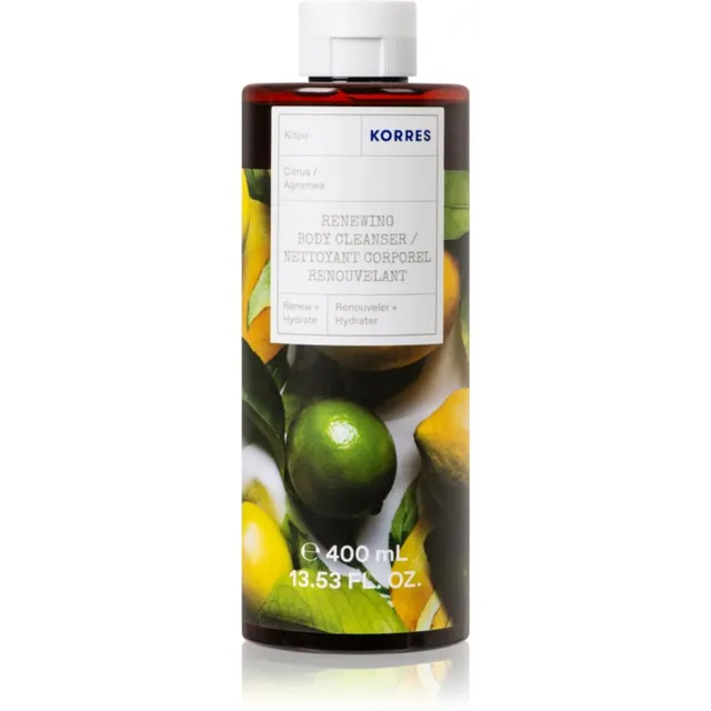 Korres Citrus Energiat andev dušigeel 400 ml