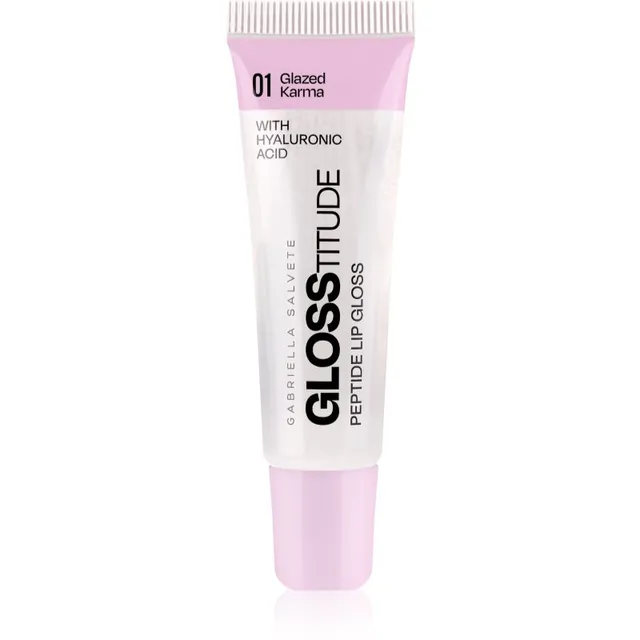 Gabriella Salvete Glosstitude Peptide Lip Gloss Niisutav huuleläige varjund 01 Glazed Karma 10 ml
