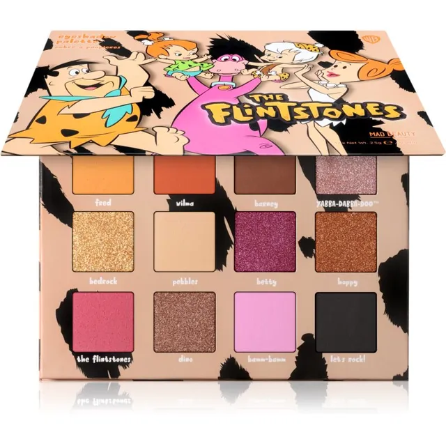 Mad Beauty The Flinstones Lauvärvipalett 12x2.5 g