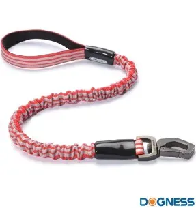 Anti-shock jalutusrihm koerale, helkuritega, punane (Dogness Anti-Shock)
