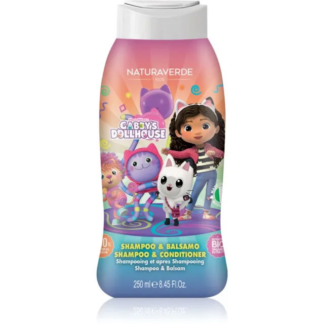 Gabby's Dollhouse Naturaverde Kids Šampoon ja palsam lastele 250 ml