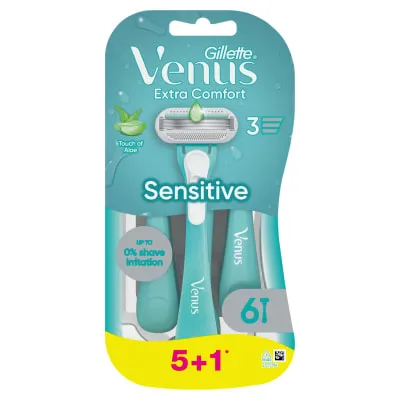 Ühekordsed ras. Venus Sens. Extra Com. 5+1 tk