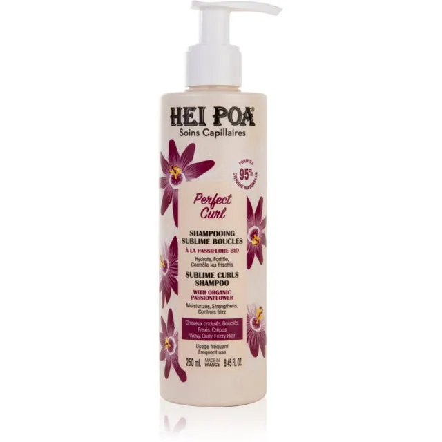Hei Poa Perfect Curl Šampoon lokkis ja lainelistele juustele 250 ml