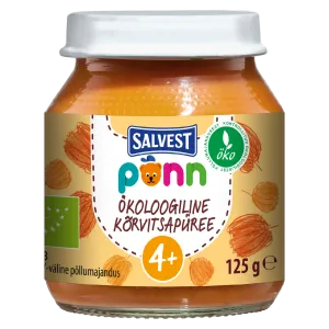 Kõrvitsapüree, mahe 4+, PÕNN, 125g