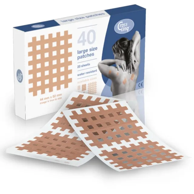 CrossLinq® CrossLinq® elektrostaatiliselt laetud plaastrid suurus L 40 tk