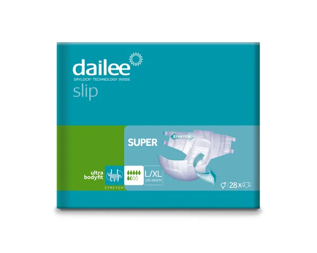 DAILEE SLIP PÜKSMÄHE SUPER L/XL 120-160CM 3100ML N28