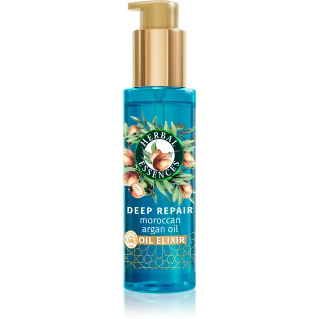 Herbal Essences Deep Repair Moroccan Argan Oil Juustesse jäetav eliksiir kahjustatud ja habrastele juustele 95 ml