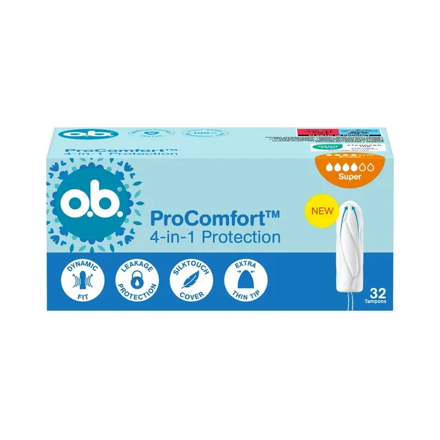 Tampoon Pro Comfort super, O.B., 32 tk