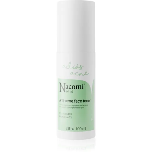 Nacomi Next Level Adiós Acne Puhastustoonik akne hoolduseks 100 ml