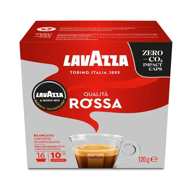 Kohvikapslid A Modo Mio Q Rossa, LAVAZZA, 16tk