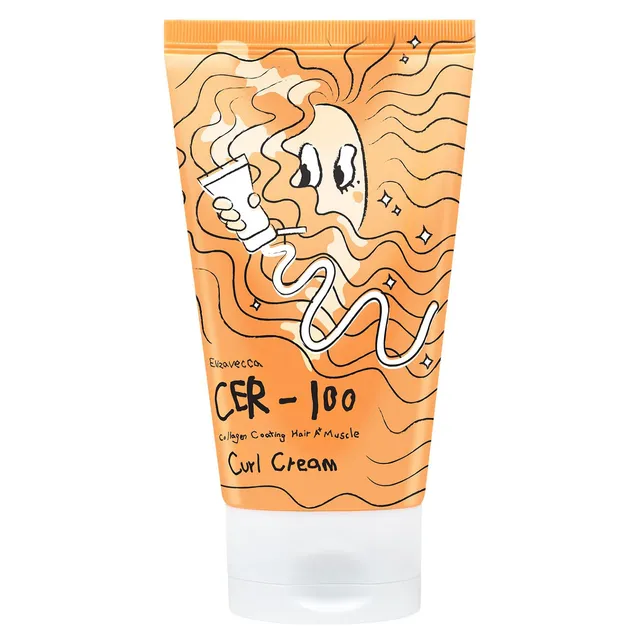 ELIZAVECCA Cer-100 Collagen Coating Hair Muscle Curl Cream 120ml