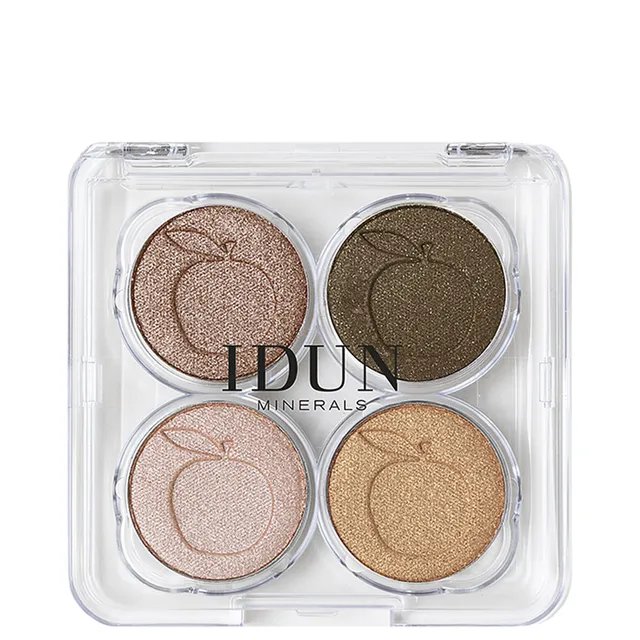 IDUN Minerals Quattro Eyeshadow Brunkulla 4g