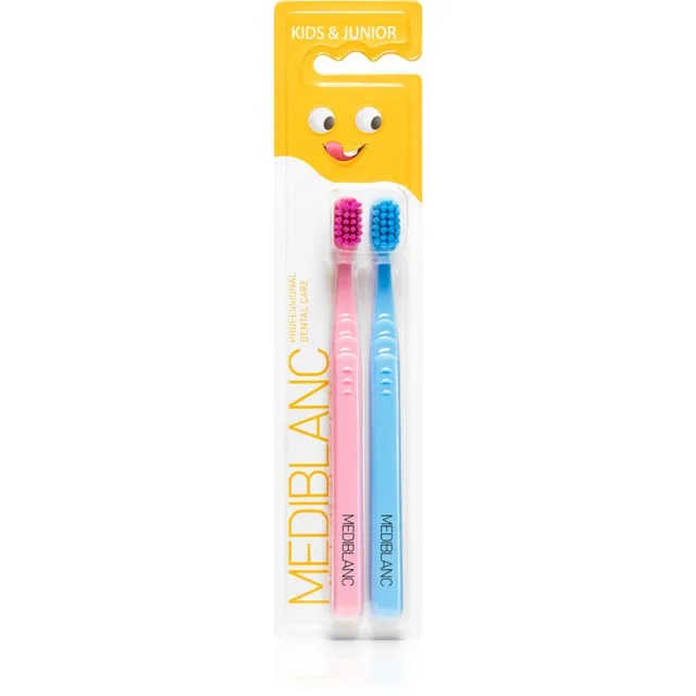 MEDIBLANC KIDS & JUNIOR Ultra Soft Laste hambahari ultra Soft Pink, Blue 2 tk