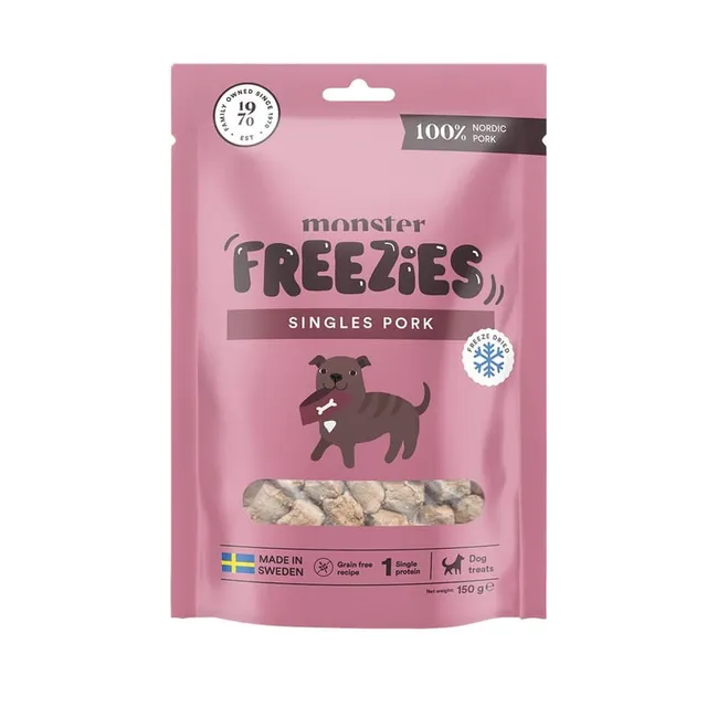 Monster Dog külmkuivatatud maius koerale, siga, 150 g