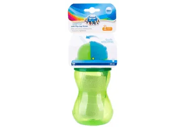 Pudel kõrrega CANPOL 370ml 12k+