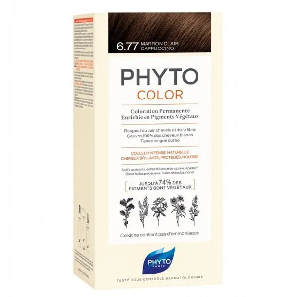 PHYTO Phytocolor Hair Dye No.6.77 Light Brown Cappuccino