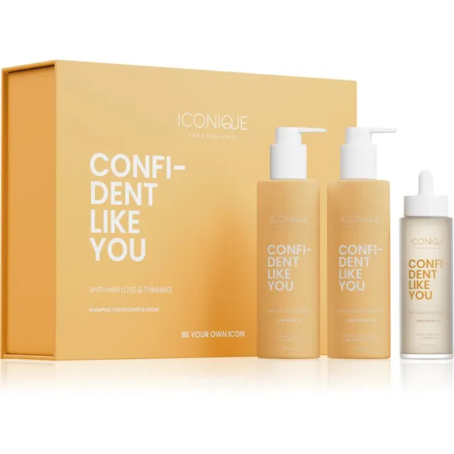 ICONIQUE Professional CONFIDENT LIKE YOU Anti-Hair Loss & Thinning Set komplekt juuste väljalangemise vastu