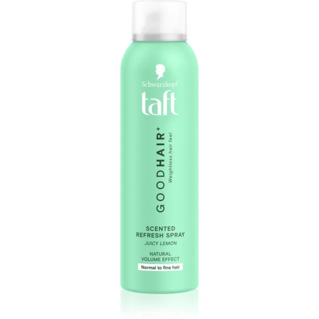 Schwarzkopf Taft Good Hair Värskendav pihusti õhukestele kuni normaalsetele juustele lõhnatooted Juicy Lemon 150 ml
