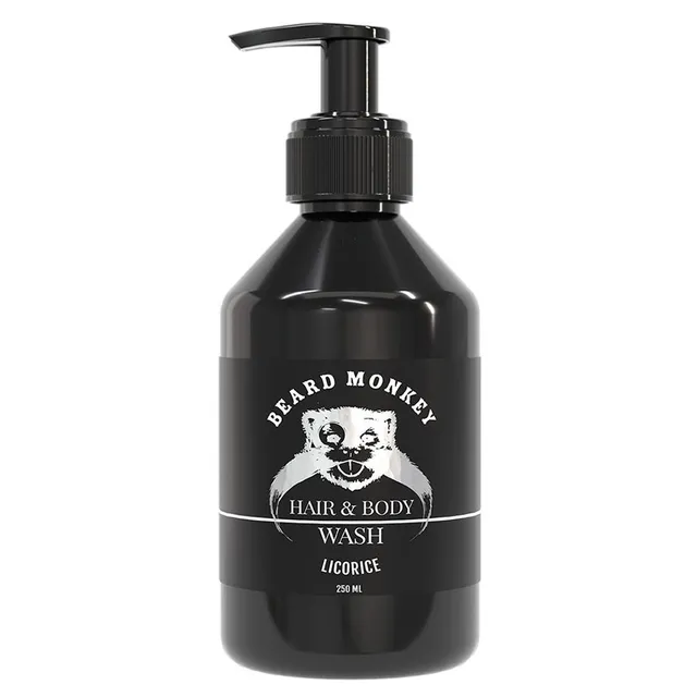 BEARD MONKEY Licorice Hair & Body Wash 250ml