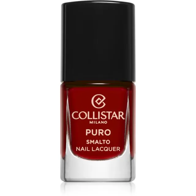 Collistar Puro Long-Lasting Nail Lacquer Kauapüsiv küünelakk varjund 111 Rosso Milano 10 ml