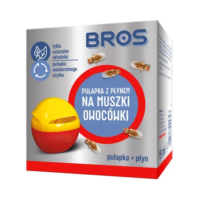 Puuviljakärbse püünis vedelikuga, BROS, 1 kmpl
