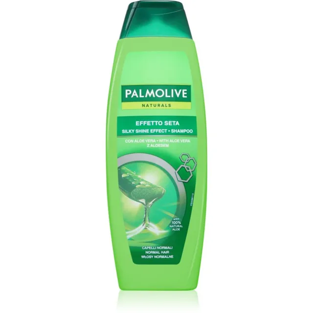 Palmolive Naturals Aloe Silky Shine Šampoon 350 ml