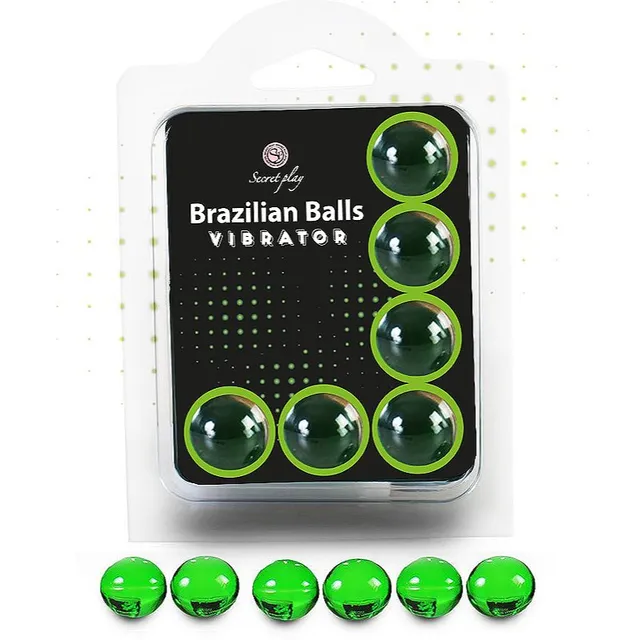 Secret play Brazilian Shock 6 Balls Set Kehaõli 6x4 g
