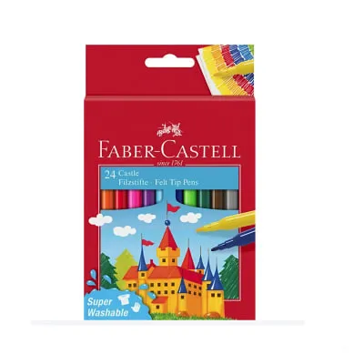 Viltpliiatsid Faber-Castell, 24 värvi