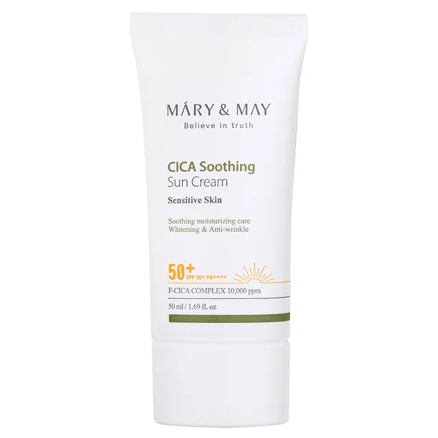 MARY & MAY Vegan Cica Soothing Sun Cream SPF50 50ml