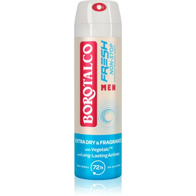 Borotalco Non-Stop Fresh MEN Pihustatav deodorant meestele lõhnatooted Oceanic Woods 150 ml