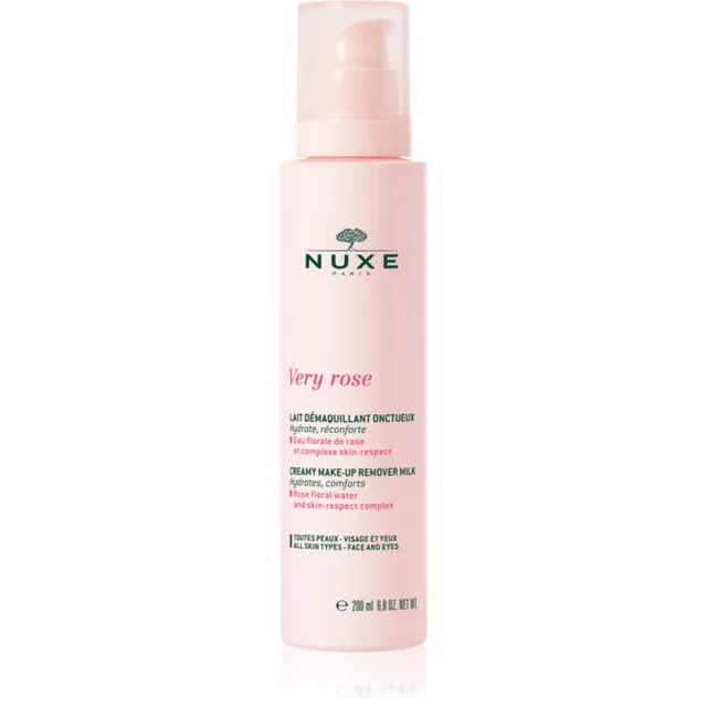 Nuxe Very Rose Creamy Make-up Remover Milk Õrn meigieemaldusvedelik kõigile nahatüüpidele 200 ml