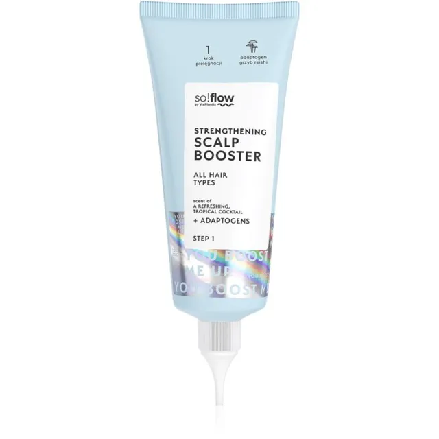 so!flow Strenghtening Scalp Booster Tugevdav seerum juuksejuurte tugevdamiseks ja juuksekasvu parandamiseks 100 ml