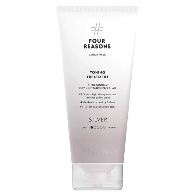 Hooldav ja tooniv juuksemask värvitud juustele Silver 200ml
