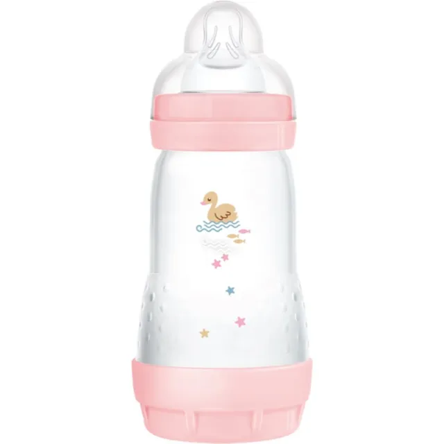 MAM Perfect Star Anti-colic Bottle koolikuid ennetav pudel 2m+ Pink 1 tk