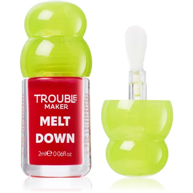 Trouble Maker Melt Down Lip Oil Huuleõli varjund Overload Pink 3 ml