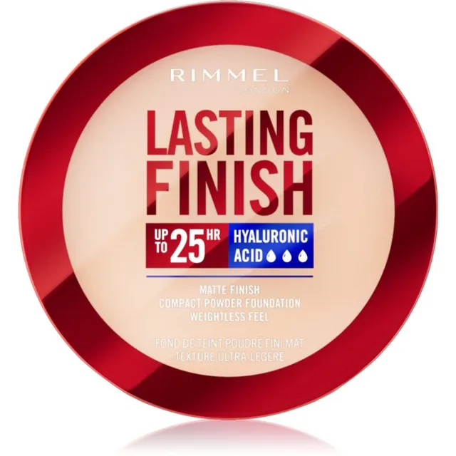 Rimmel Lasting Finish 25H Kompaktpuuder SPF 20 varjund Fair Porcelain 7 g