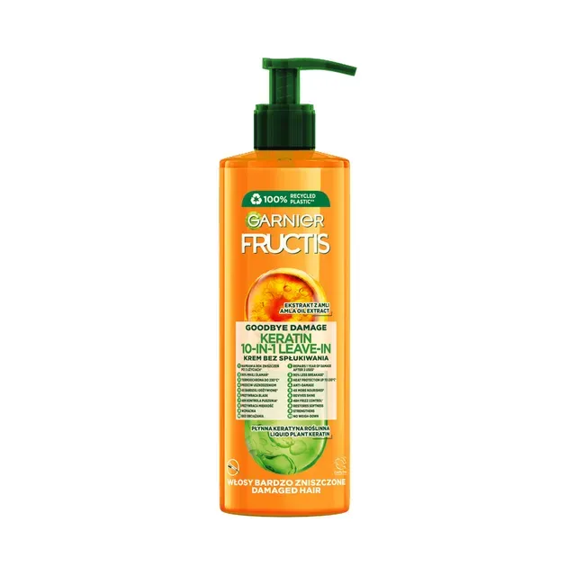 Juuksekreem Fructis Good Bye Damage 10IN1, GARNIER, 400 ml