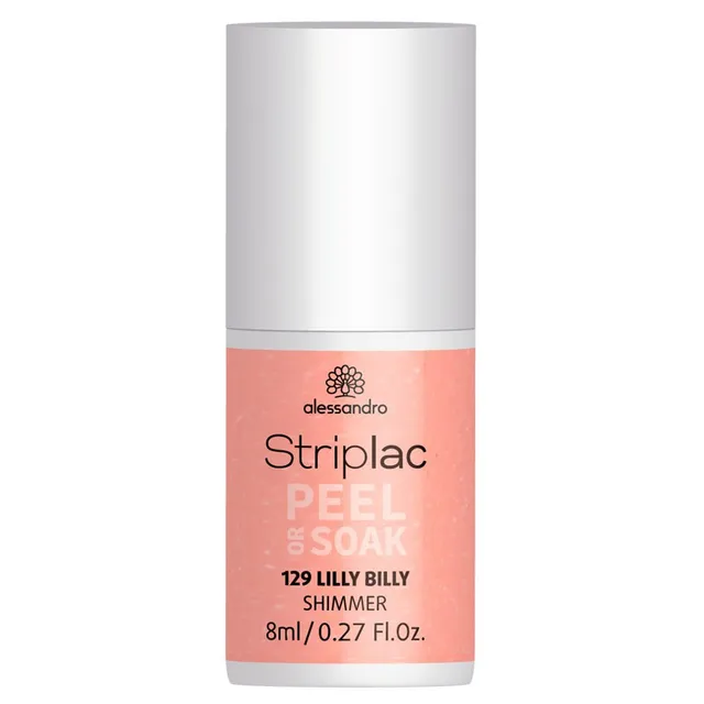 ALESSANDRO Striplac Peel Or Soak Shimmer Nail Polish No.129 Lilly Billy 8ml