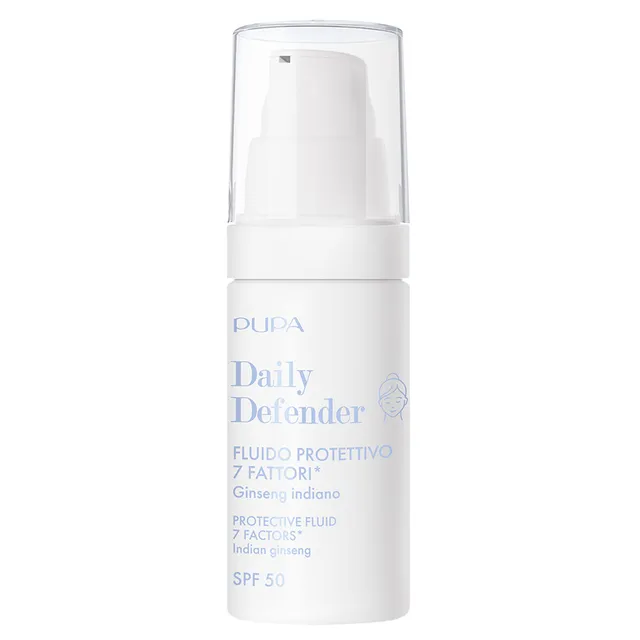 PUPA Daily Defender Protective Fluid 7 Factors SPF50 No.001 Transparent 30ml